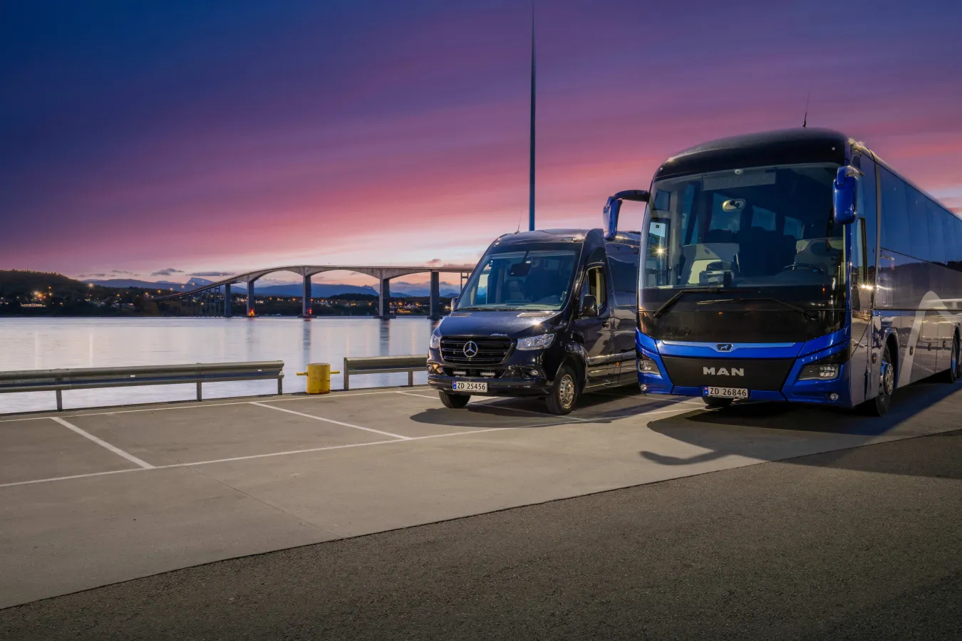 Senja Direct Winter bus route