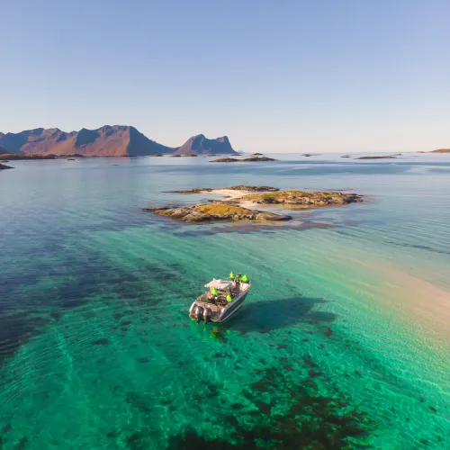 Guidete fjordopplevelser - Bergsfjorden - Hamn i Senja