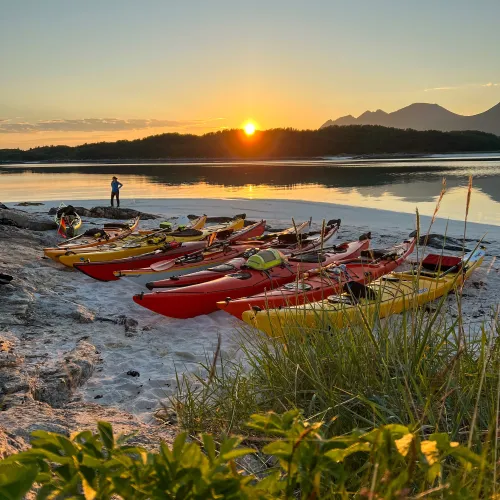 Kajakk - øylanding - Norwegian Wild