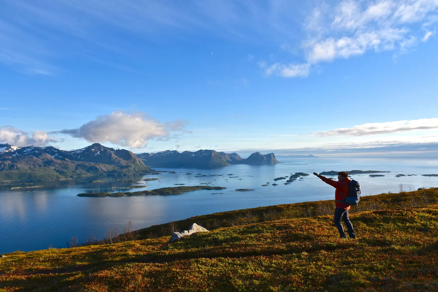 View over Bergsfjord