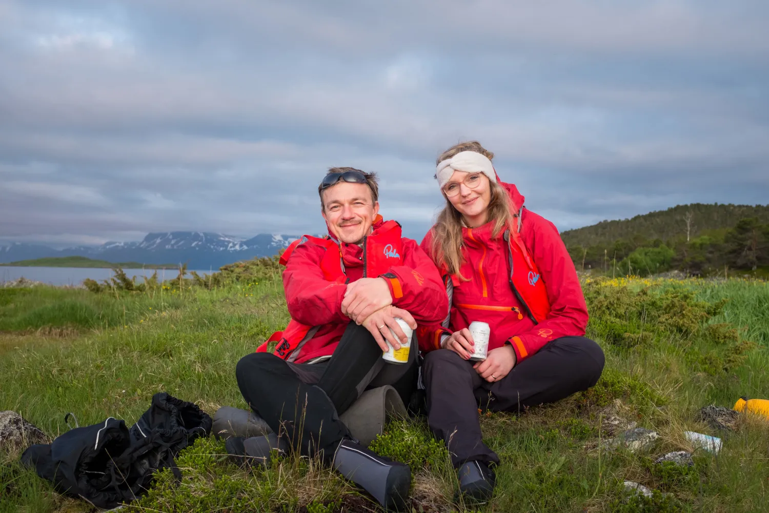 Guidet Midnight Sun Kayaking in Ånderdalen National Park
