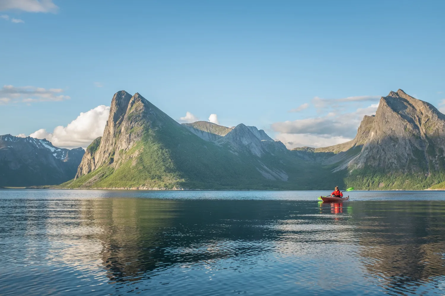 Fjord Kayaking in Ånderdalen National Park