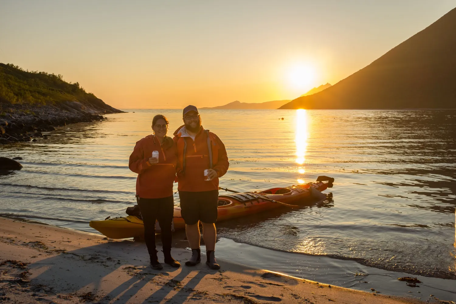 Fjord Kayaking in Ånderdalen National Park