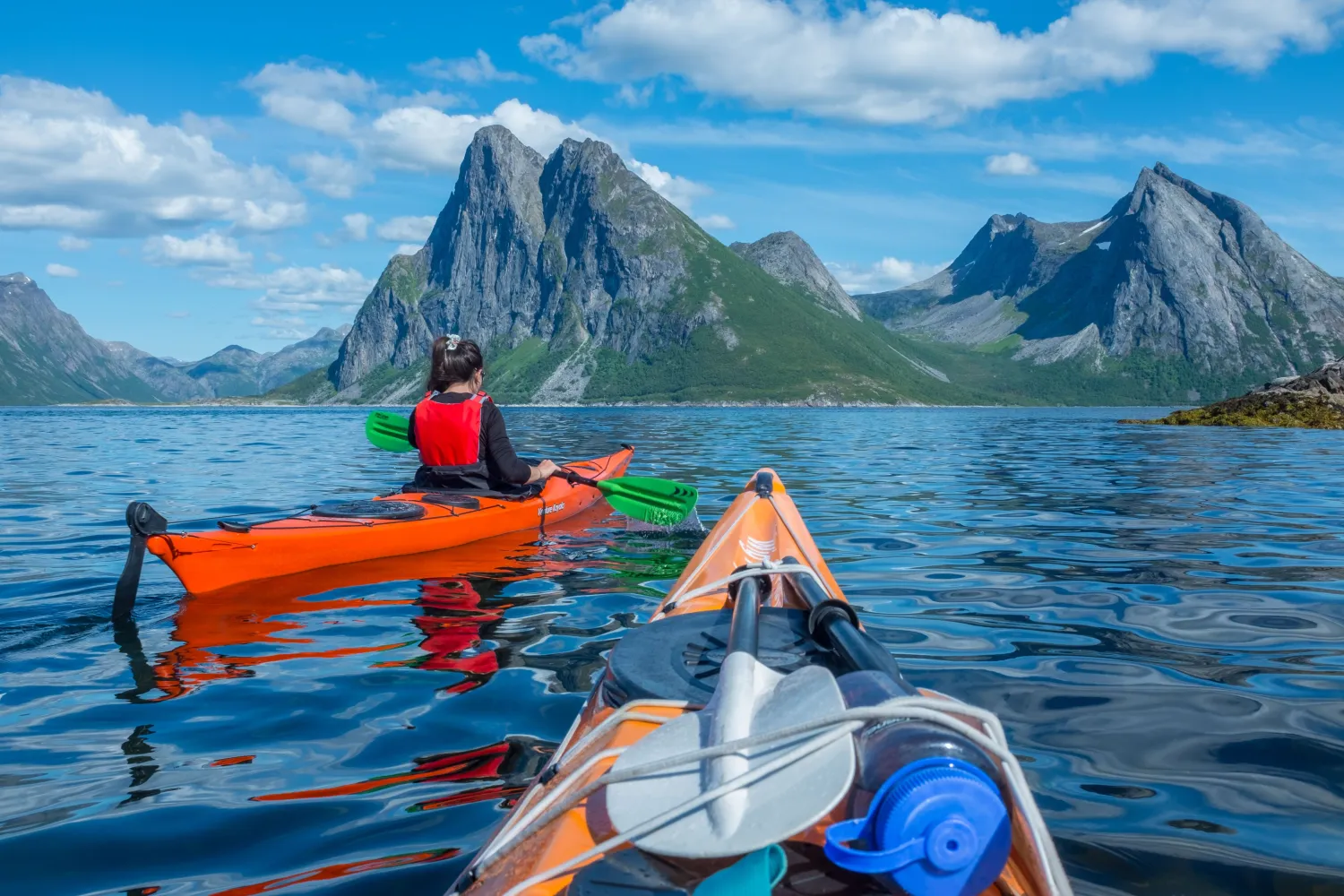Fjord Kayaking in Ånderdalen National Park