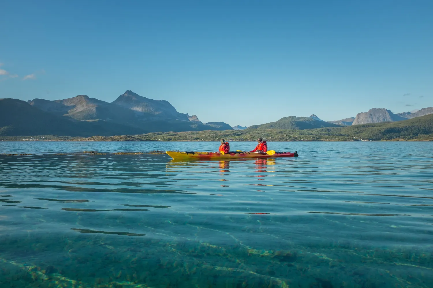 Fjord Kayaking in Ånderdalen National Park