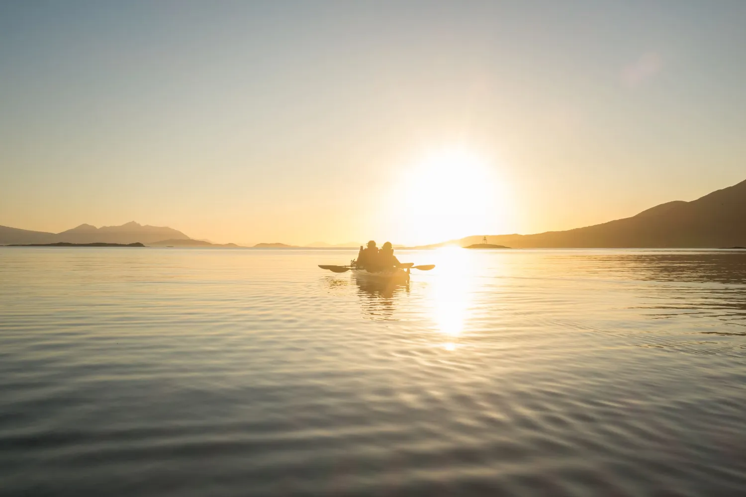 Fjord Kayaking in Ånderdalen National Park