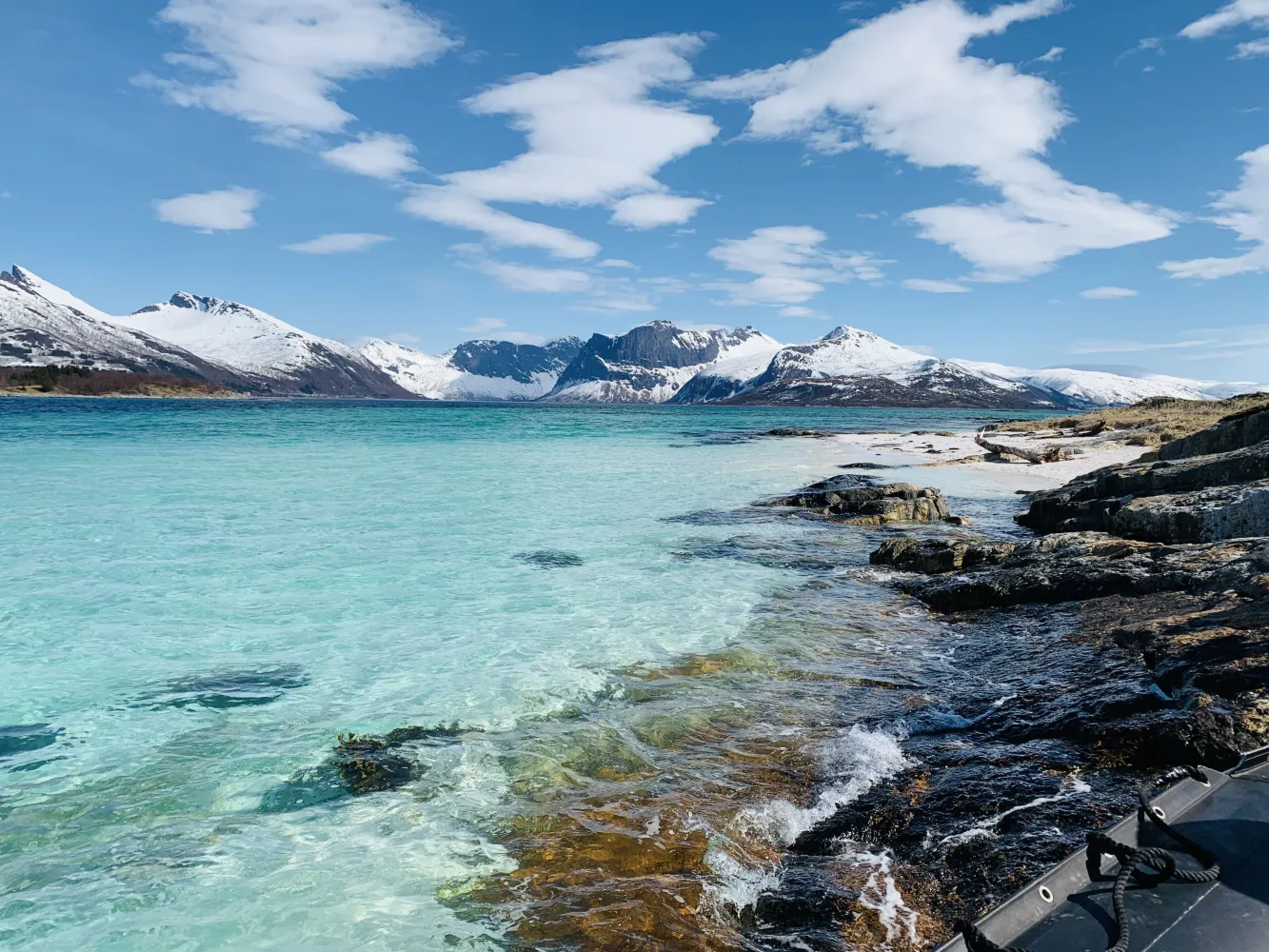 Fjordsightseeing vårvinter