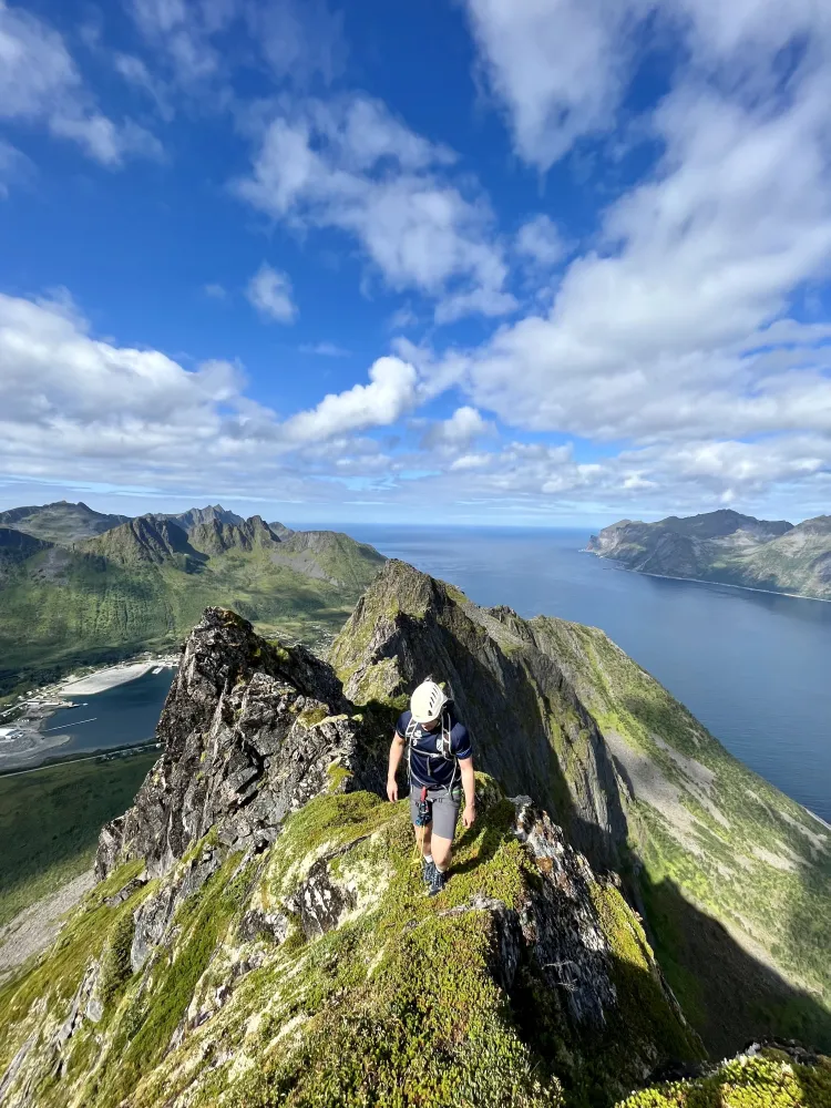 Guided Mountain Adventures on Senja by Yttersia Base