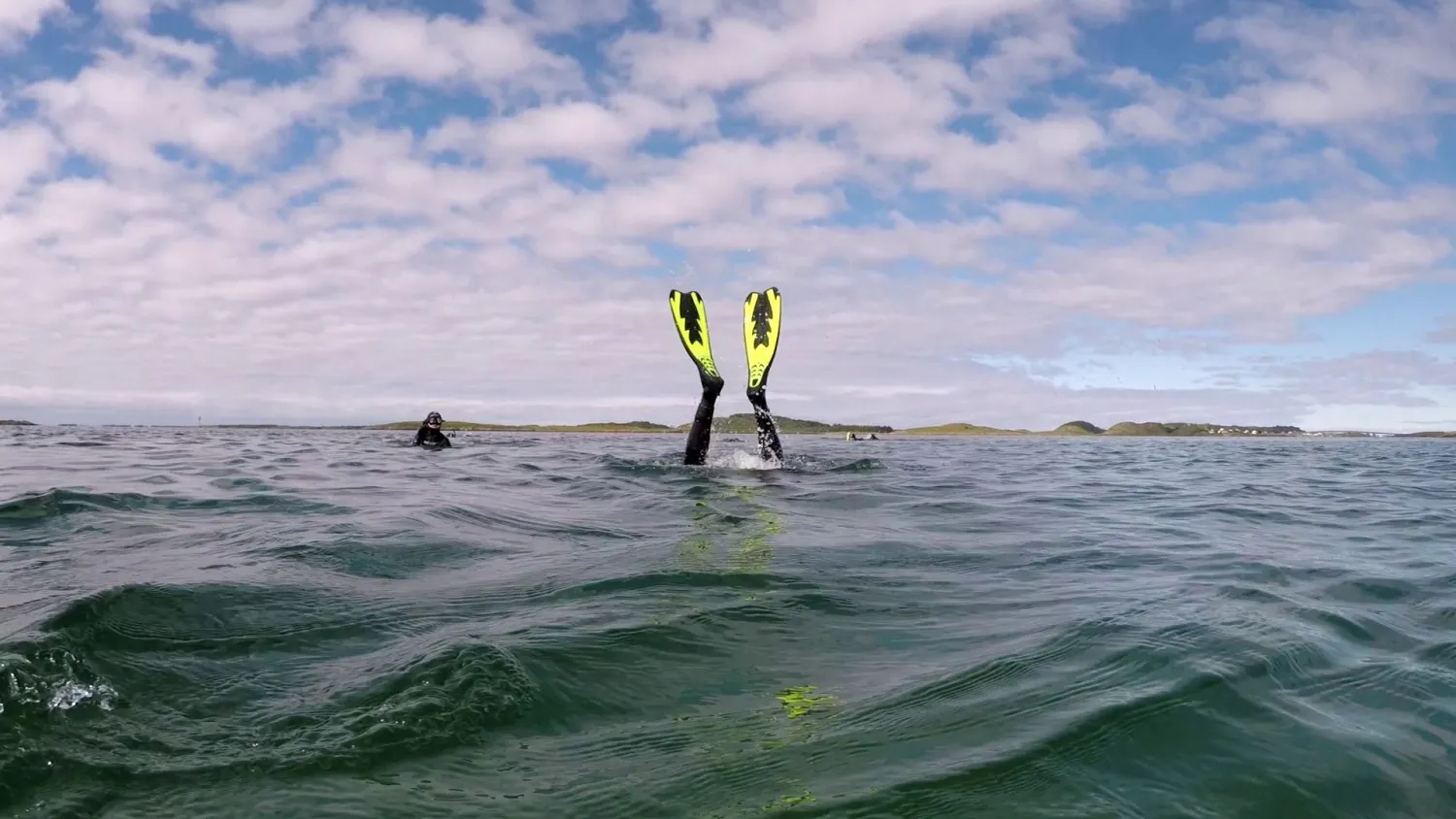 The Natural North Snorkler med svømmeføtter opp