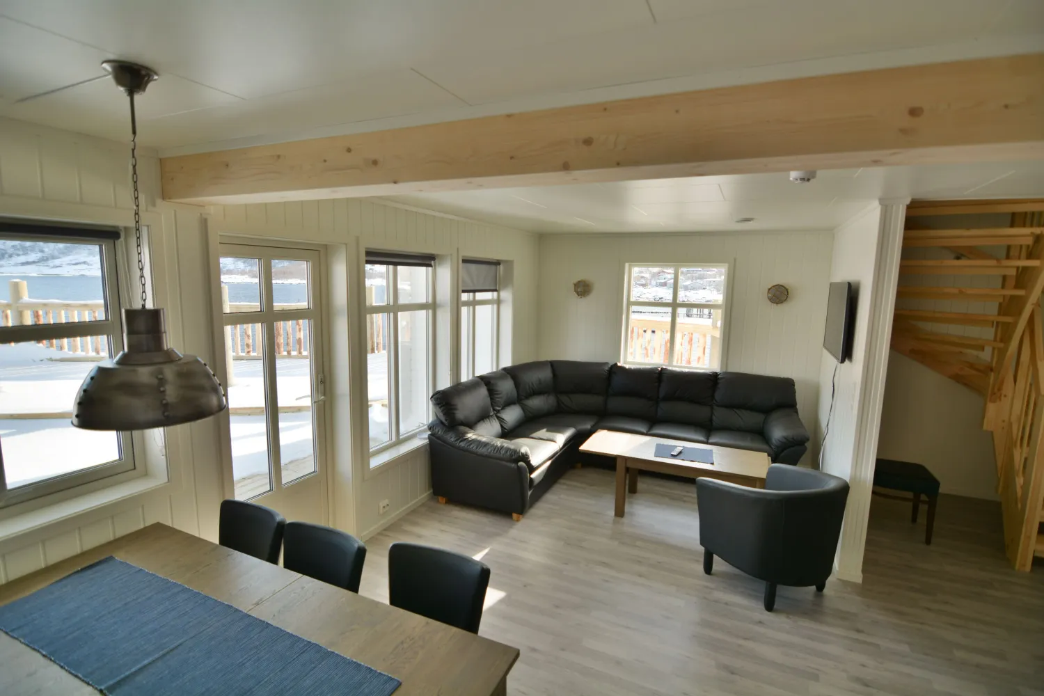 Innside av Northern Lights apartments