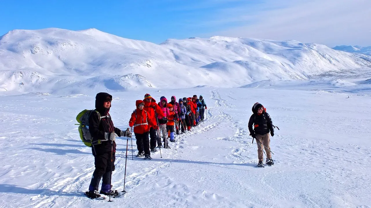 Guidet trugetur i lett terreng 