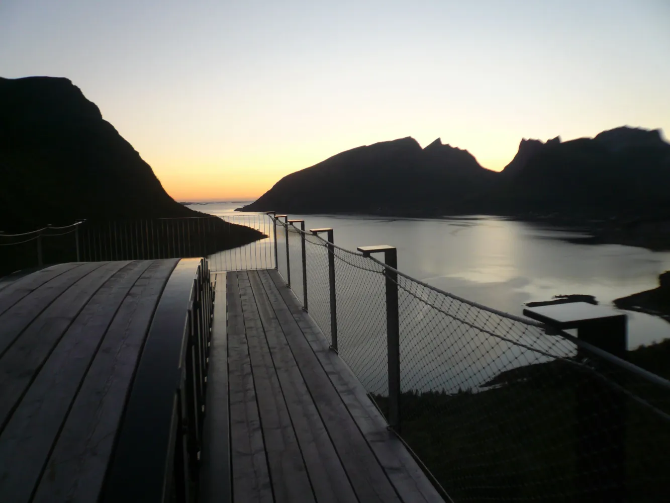Tungeneset - utsiktspunkt på Nasjonal turistvei Senja