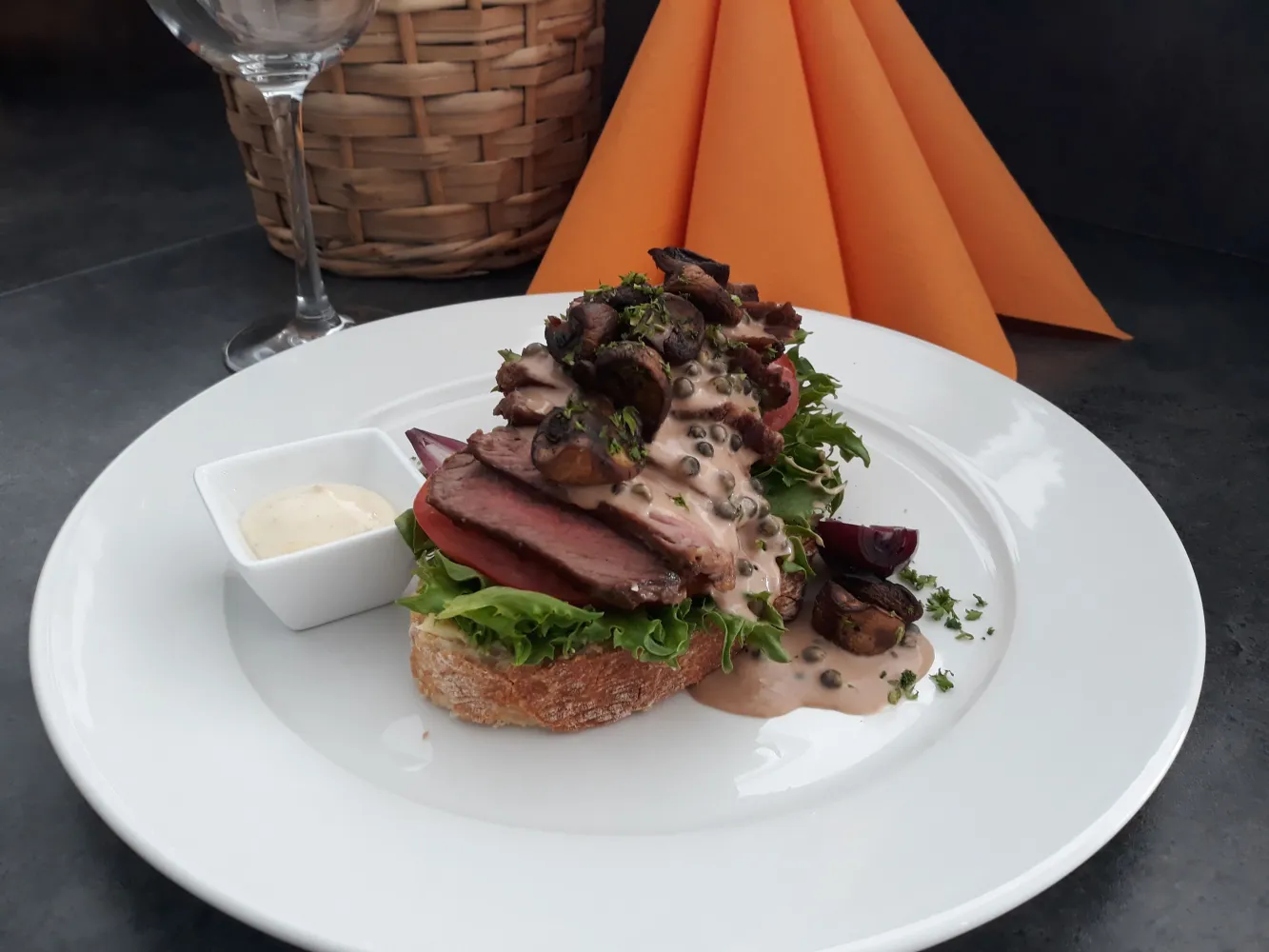 Måltid på restauranten
