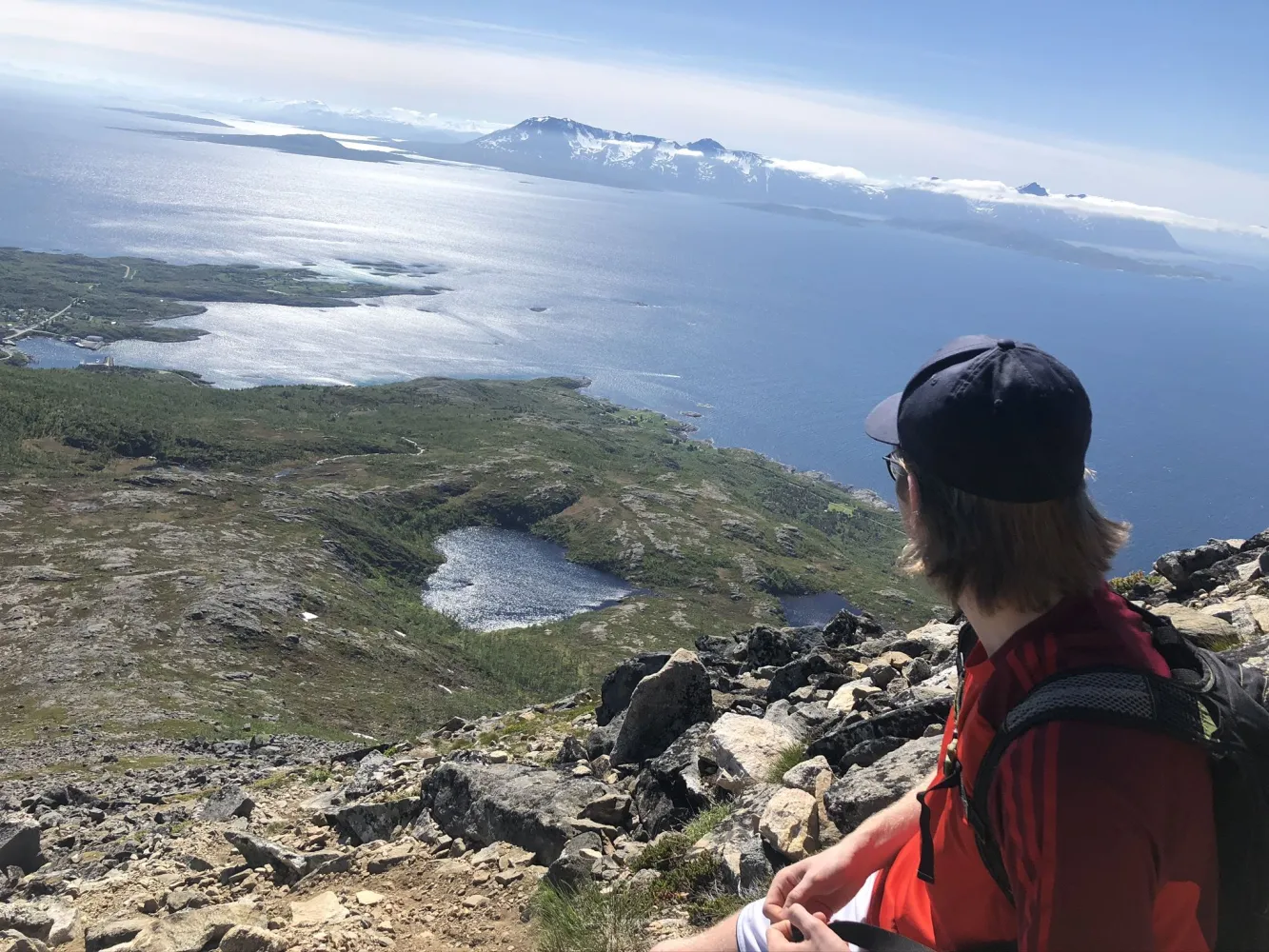 Utsikt fra fjelltopp