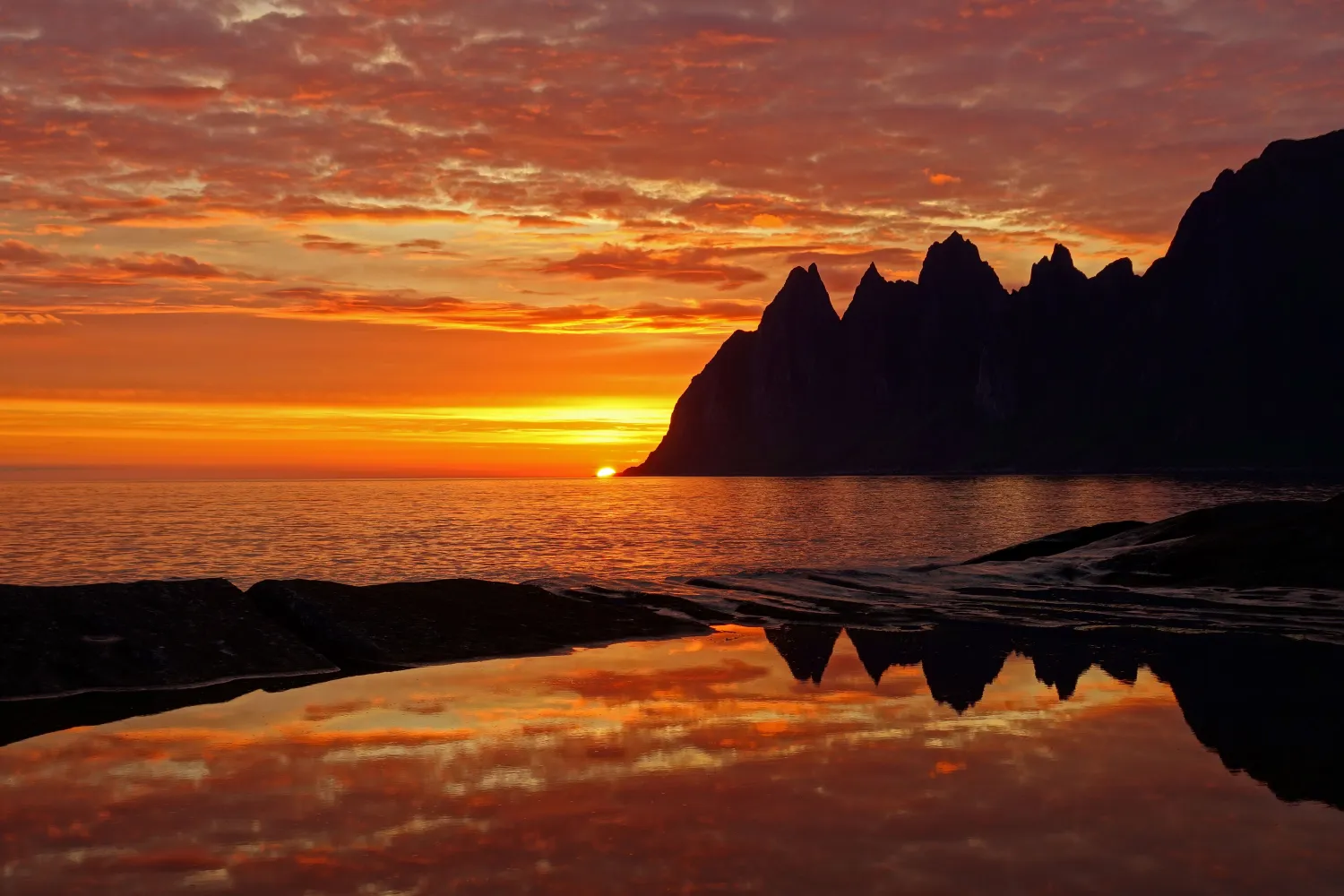Senja rundt 6 dager med el-sykkel i midnattssol 